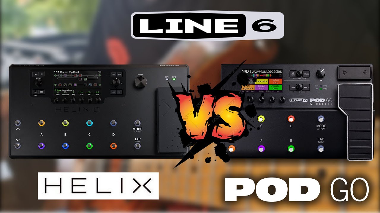 POD GO vs Helix LT