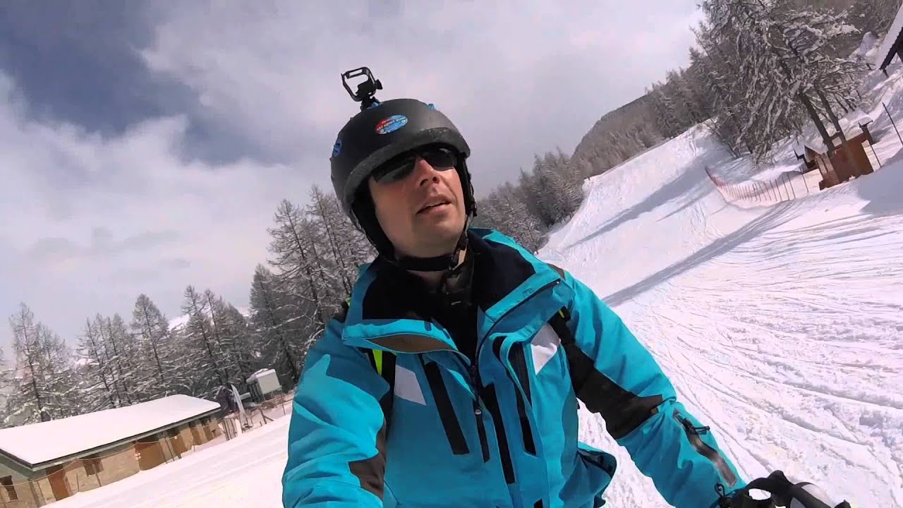 Skiing Bardonecchia 2016 - Red Run 50 - GoPro Hero4 Session