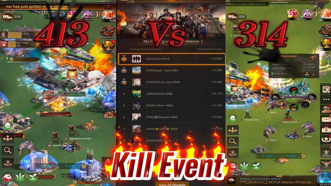 Kill Event: 413 Vs 314 ''A War Where I Was MVP'' .💪👊🔥 -Last Shelter Survival