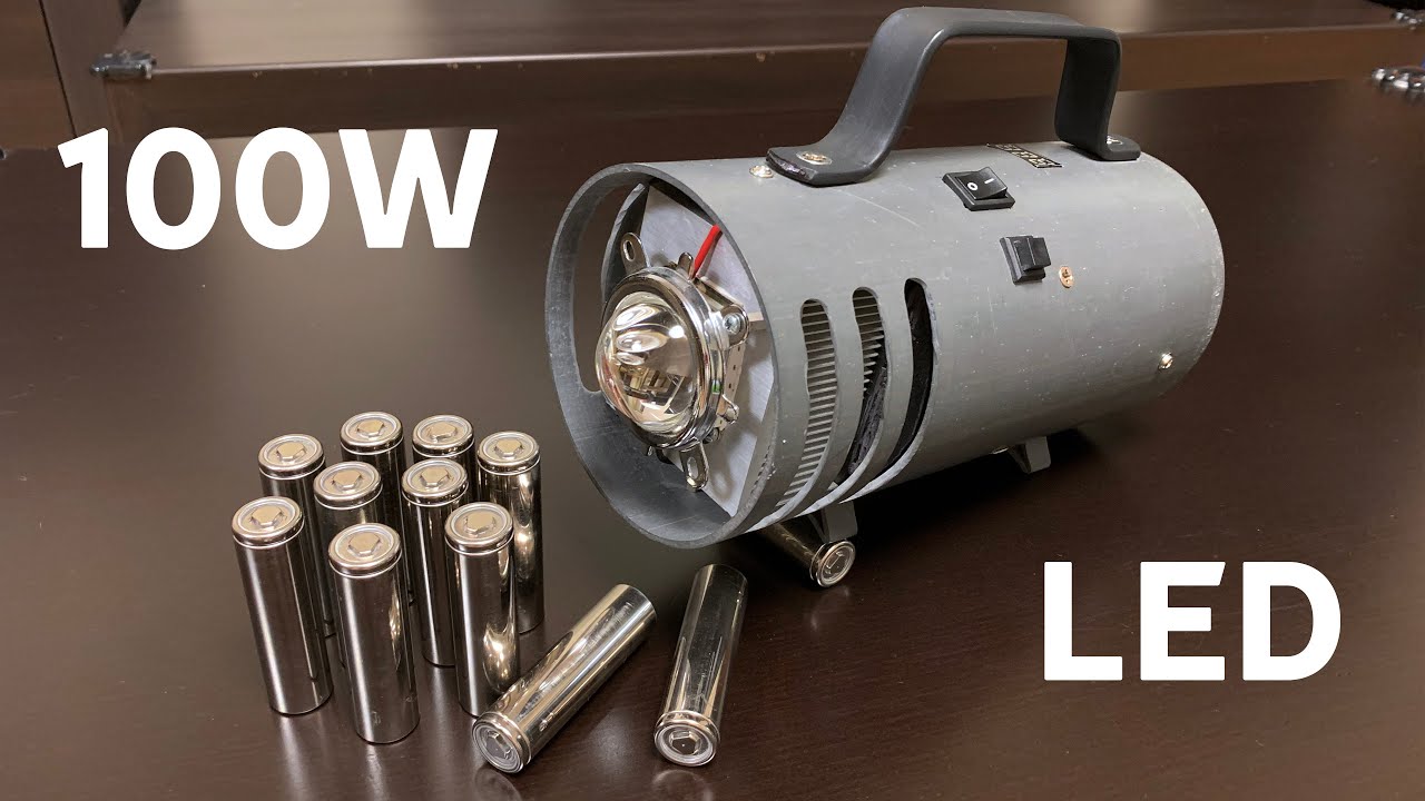 A Flashlight Battery From 18650 Lithium Cells