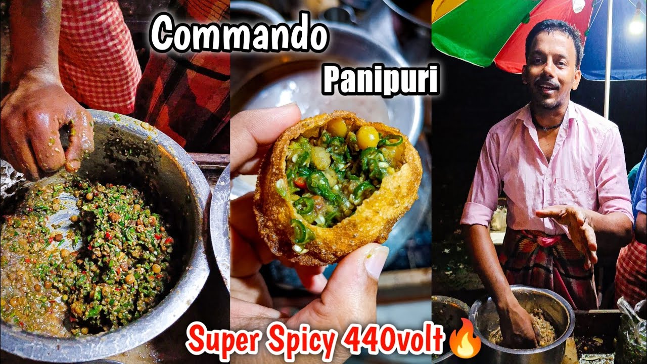 440 Volt Ka Commando Panipuri 🤯💥| Super Spicy Golgappe Of Narayan Das 🥵🌶️| Indian Street Food