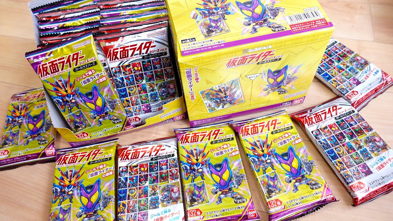 シークレットはガヴ✖ガッチャード！？2BOX40個を購入！食玩 にふぉるめーしょん仮面ライダーvol.2 レビュー！仮面ライダーガヴなど最新ライダーもラインナップ！シールウエハース