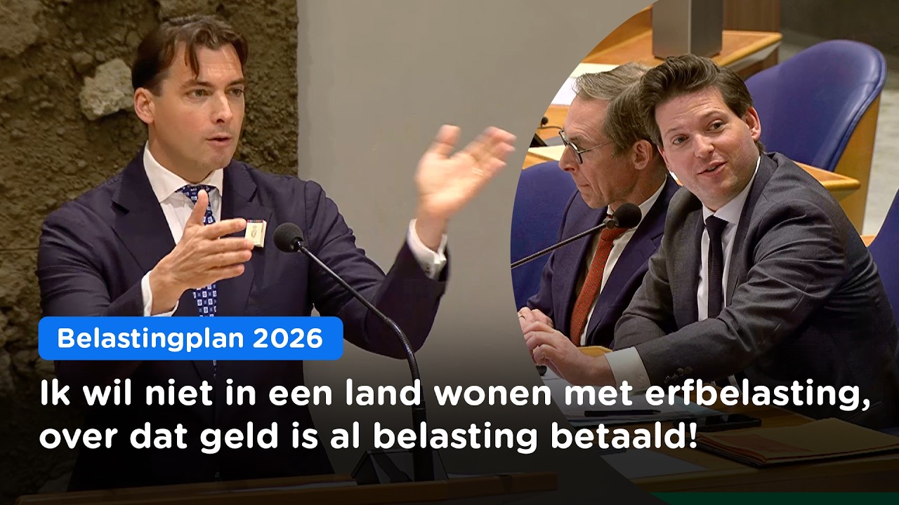 Collectieve lastendruk in Nederland is z&oacute; uitzonderlijk hoog! Baudet (FVD) over Belastingplan 2026
