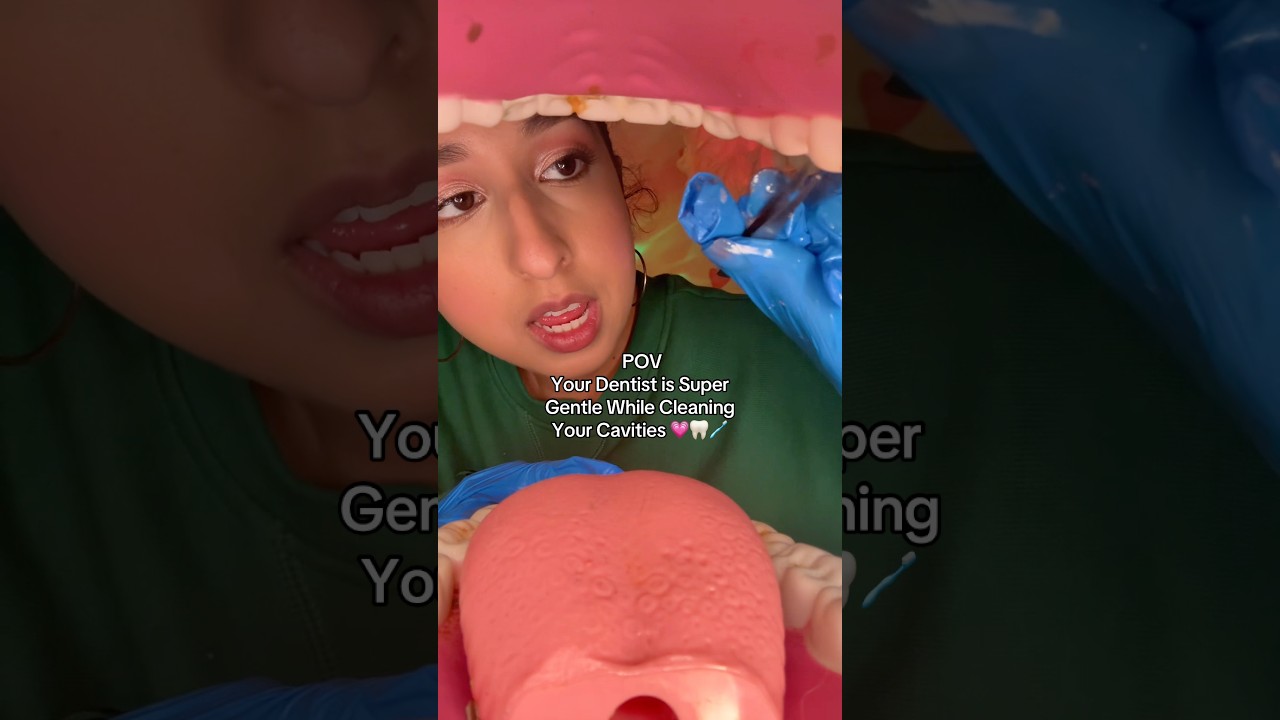 Alottt #asmr #dentistasmr #asmrforsleep #visualtingle #dentistlife #fyp #satisfyingasmr