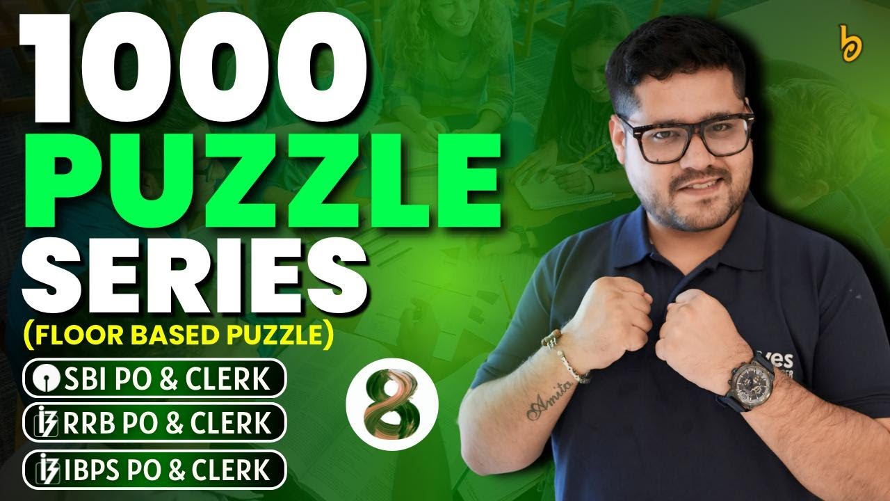 🧩 Floor Based Puzzles | 1000 Puzzle Series 2025 - SBI, RRB, IBPS PO & Clerk  2025 | Ankush Lamba