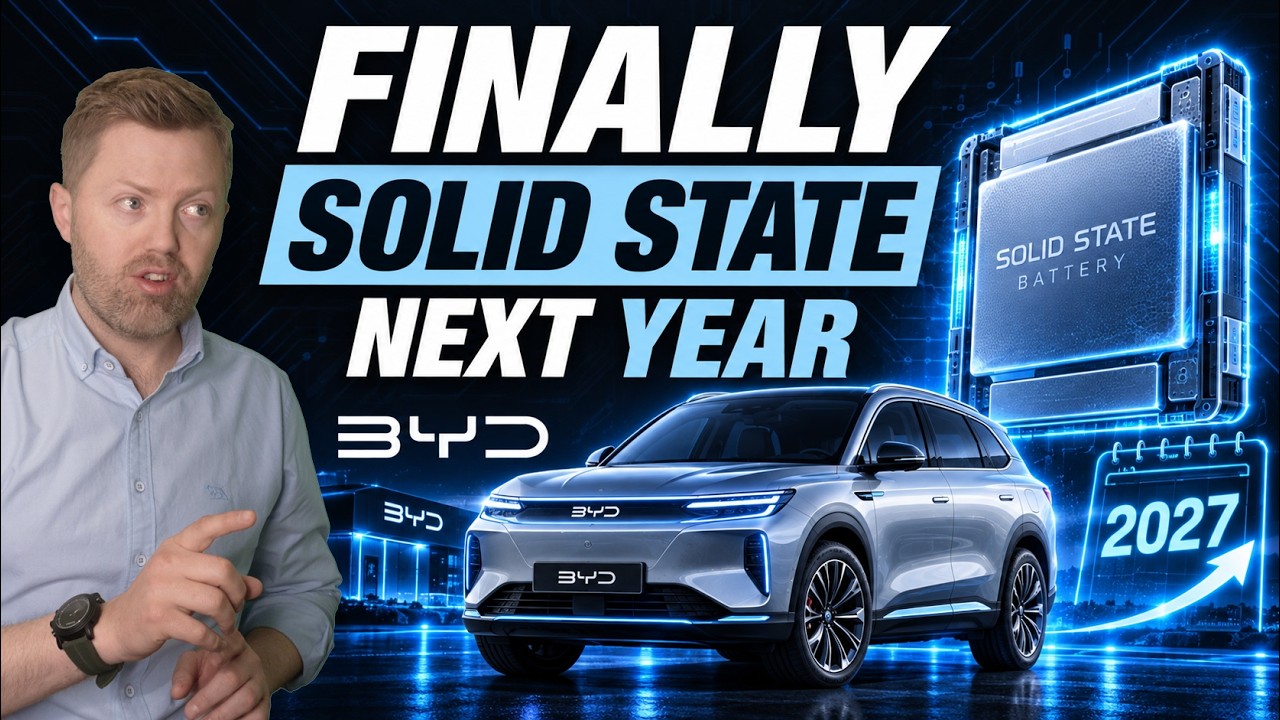 BYD ПОДТВЕРДИЛА: первый автомобиль с ТВЕРДОТЕЛЬНОЙ батареей появится в следующем году