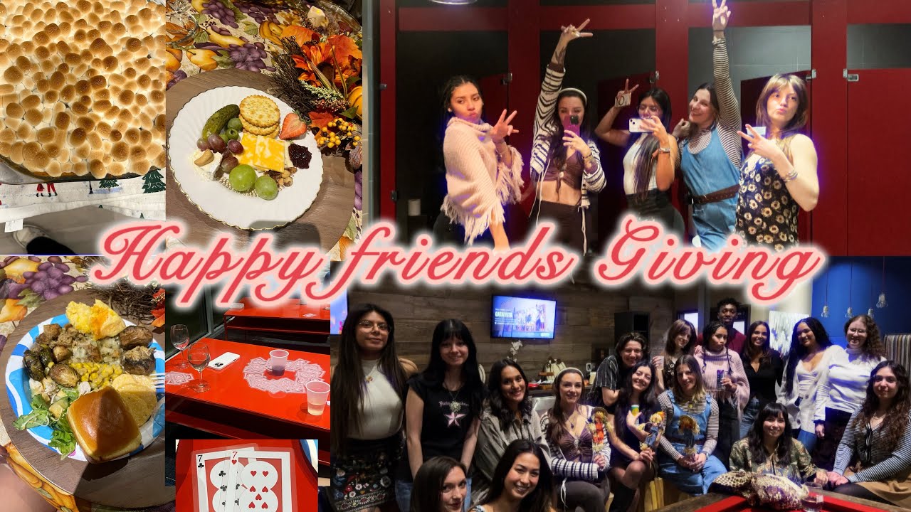 Our Cozy Friendsgiving Dinner 🍂✨ (Soft Fall Vlog)