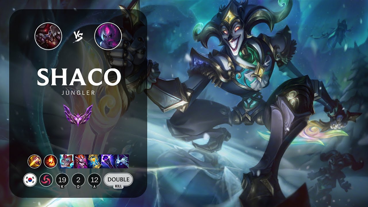 Shaco Jungle vs Evelynn - KR Master Patch 13.21