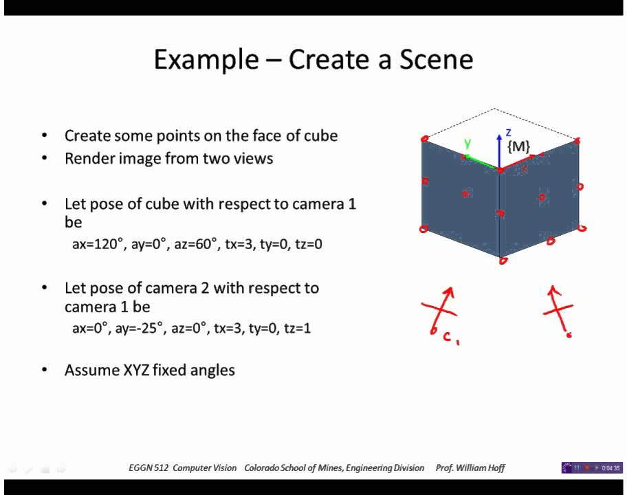 EGGN 512 - Lecture 23-2 Epipolar and Essential