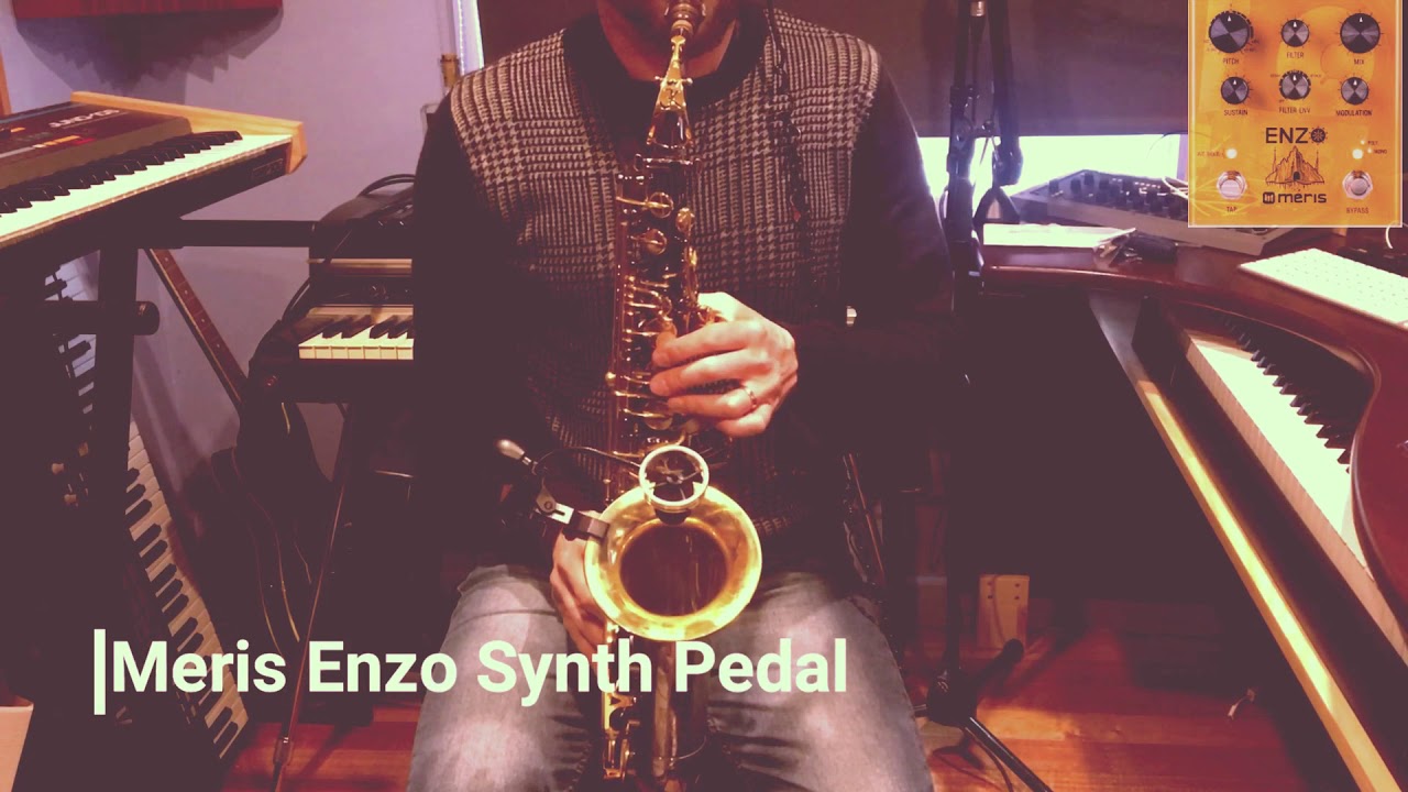 Meris Enzo Synthesiser pedal and alto sax improvisation