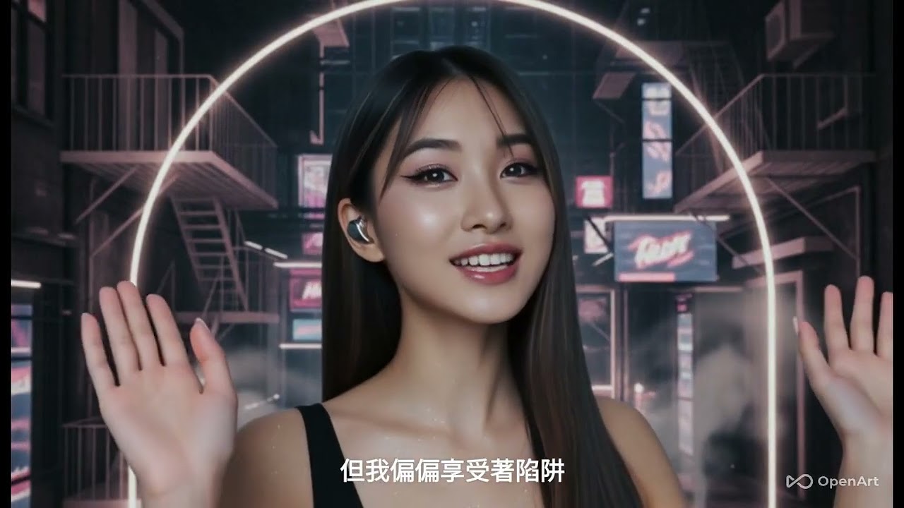 Making a music video with AI  夜色主宰（Night Control）