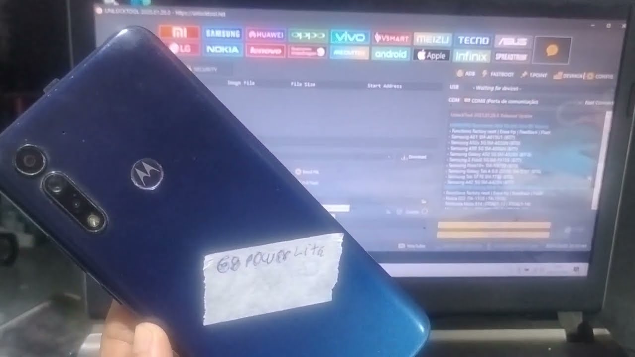 desbloqueio Moto G8 Power lite na unlocktool