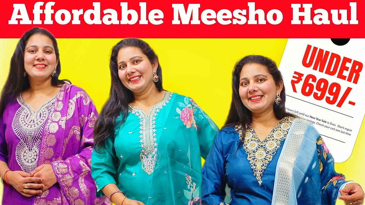 Affordable Meesho Kurta set Haul | 10 Best Daily wear sets for women Honest review #youtubevideo