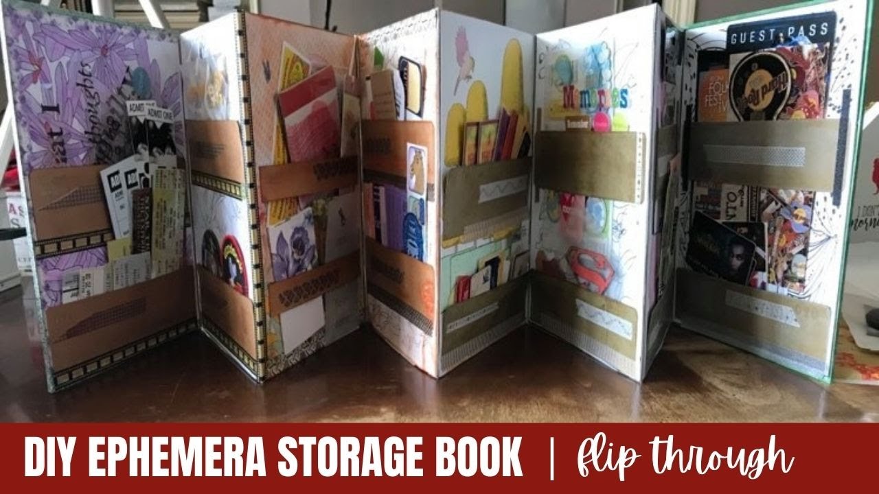 Ephemera Storage Book | Le Caf&eacute; Craft Inspired