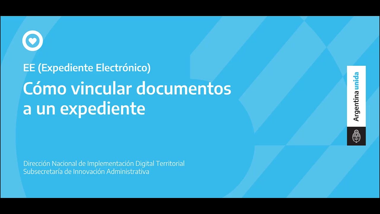 Cómo vincular documentos a un expediente (EE)