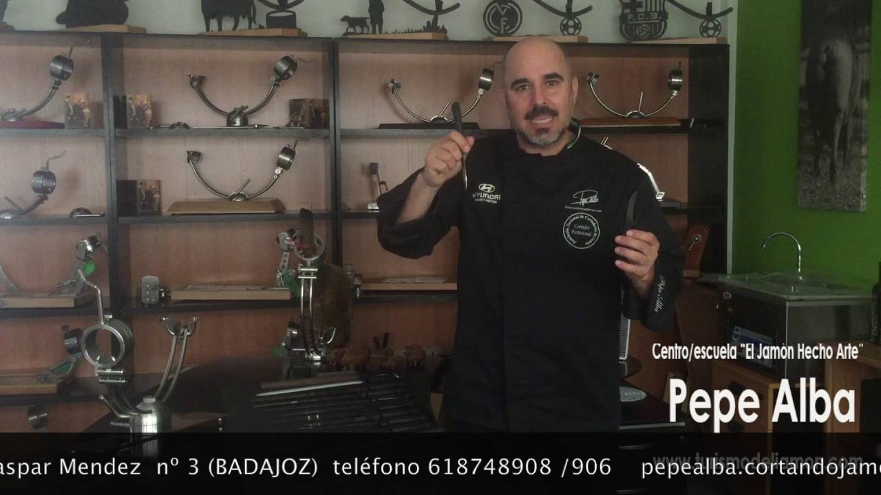 ¿ Qué Cuchillos se utilizan para el corte de Jamón ?