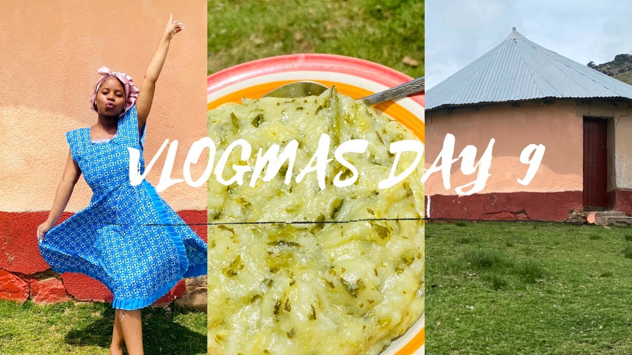 Vlogmas Day 9 | Spend The Day With Me eNgcobo: Painting, Making Imifino + Rural Living
