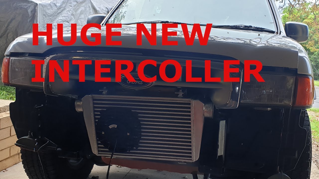 Установка большого интеркулера (XR6T/Barra Intercooler) на Ford Courier/Mazda Bravo (не руководство)