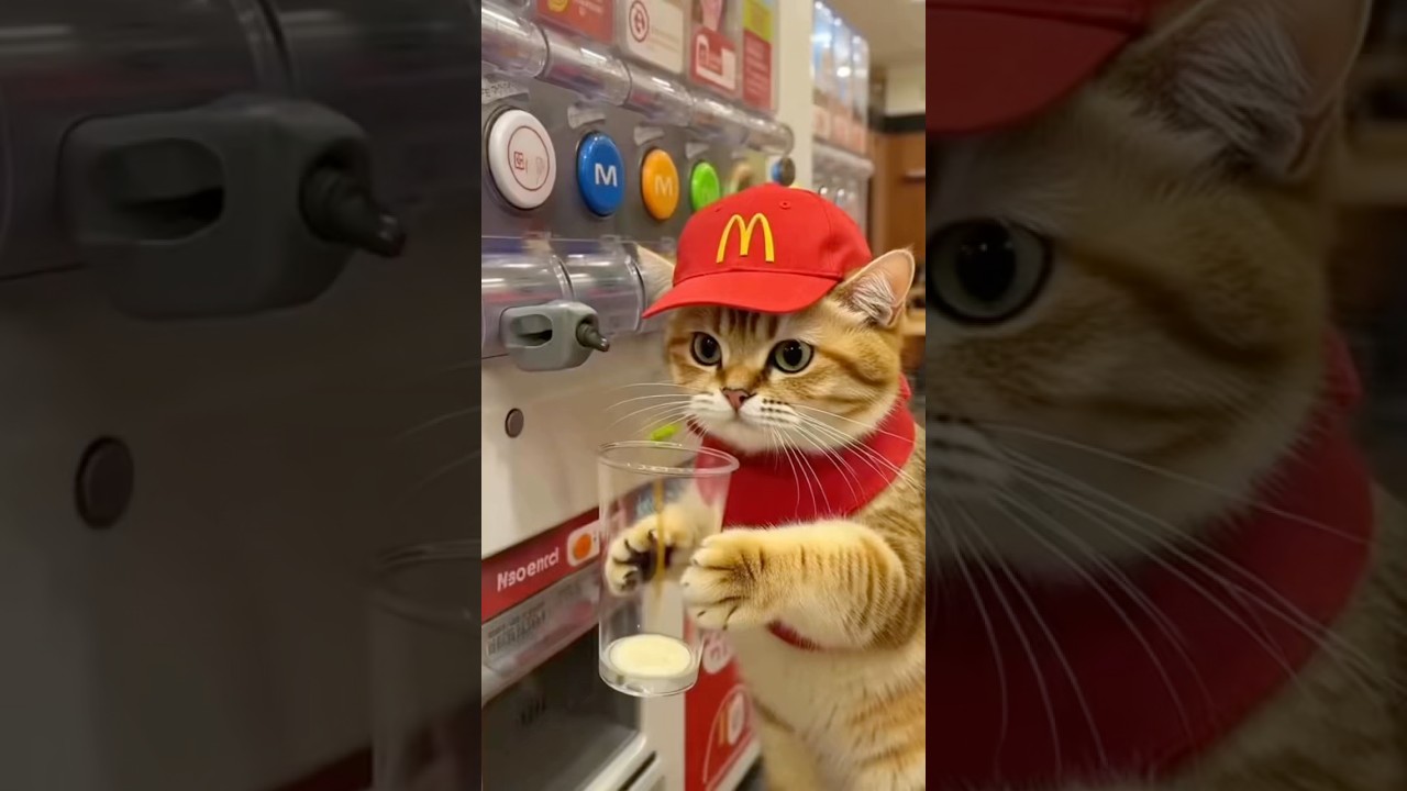A la orden para servirle #cat #ai #macdonald #shorts
