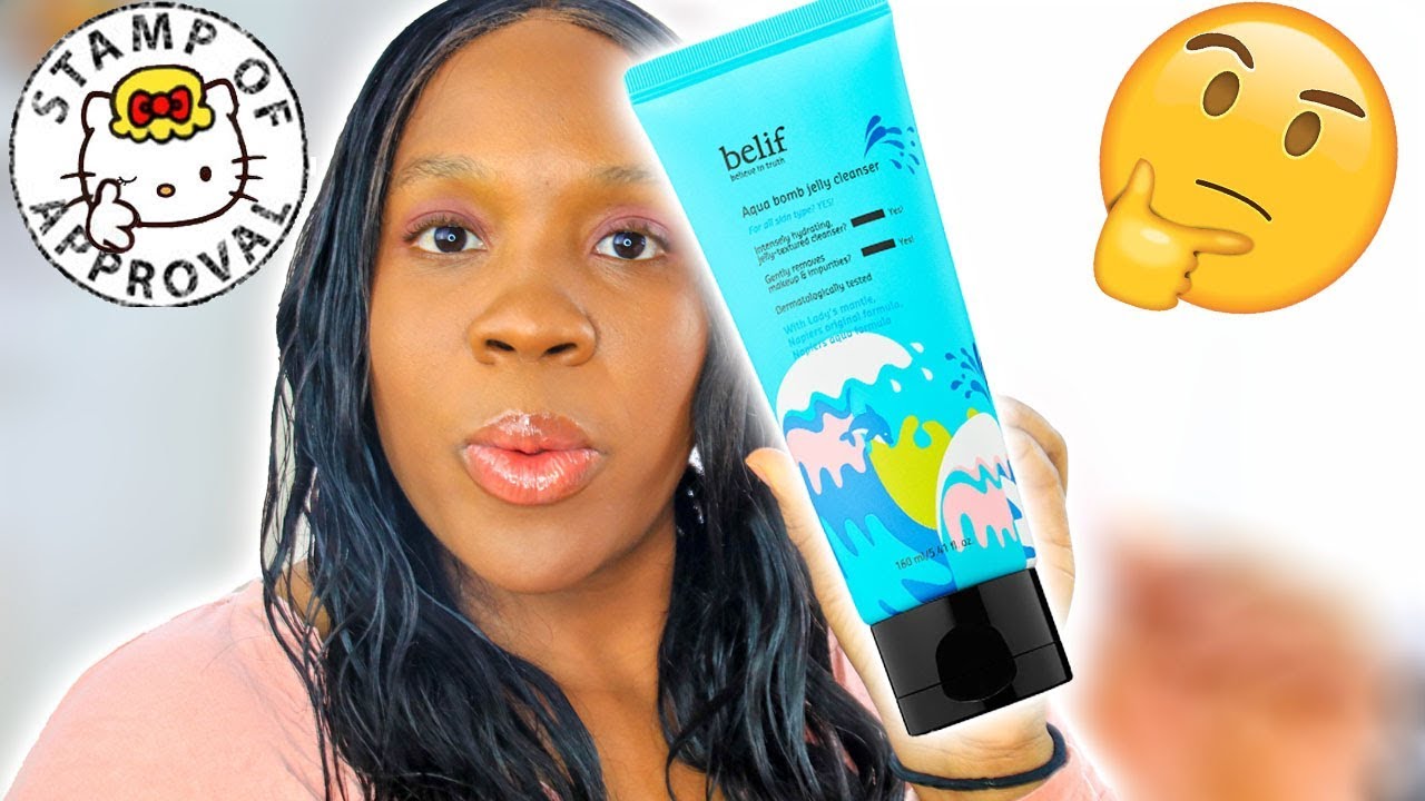 BELIF Aqua Bomb Jelly Cleanser! SHOULD YOU BUY? Belif Aqua Bomb Jelly Cleanser Review
