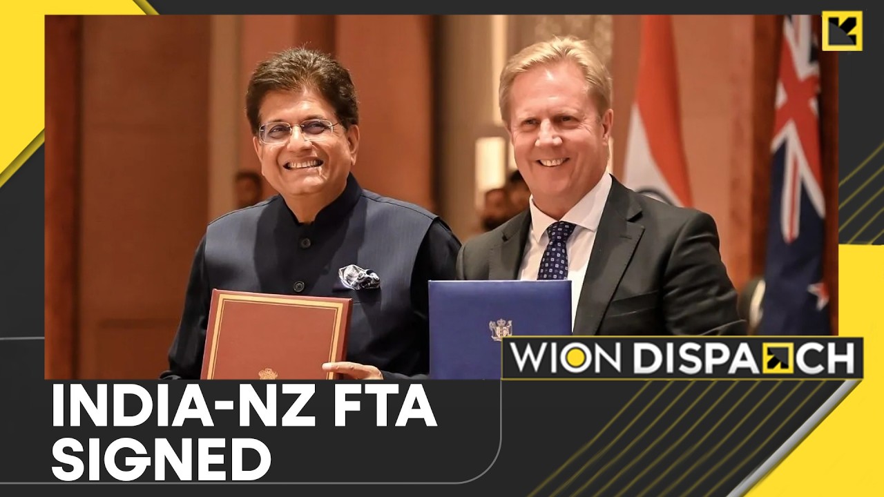Ind-NZ FTA: India and New Zealand Sign Landmark Free Trade Agreement | WION Dispatch