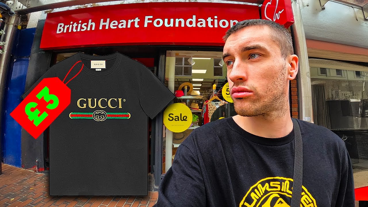 Thrifting In The UK's CHEAPEST Charity Shops 🇬🇧