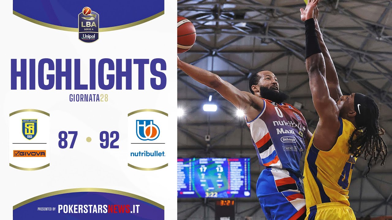 Givova Scafati - NutriBullet Treviso Basket | PokerstarsNews Highlights Serie A Unipol 24/25