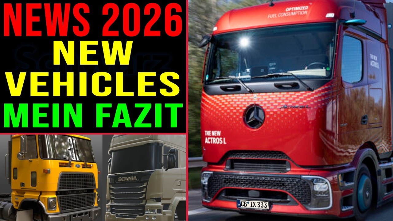 ETS2 & ATS 2026 NEWS 🚨 NEW VEHICLES Coming + Map ᐅ Mein Fazit