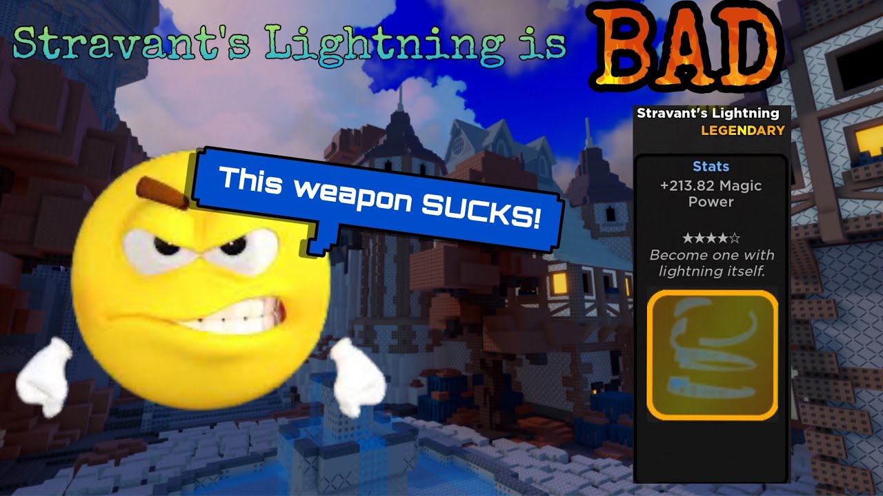 Why Stravent’s Lightning is a BAD & TERRIBLE Weapon | Shadovia