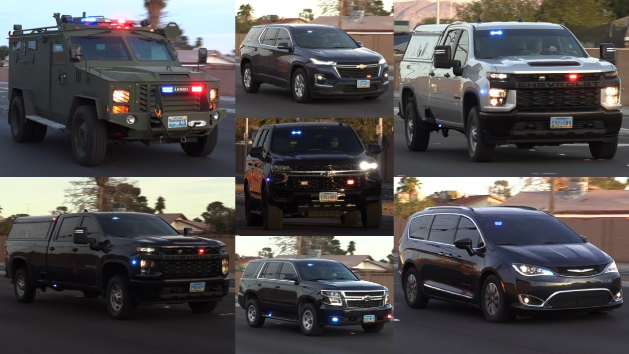 Unmarked SWAT Units Responding Code 3  + On Scene Footage - Henderson Police Department