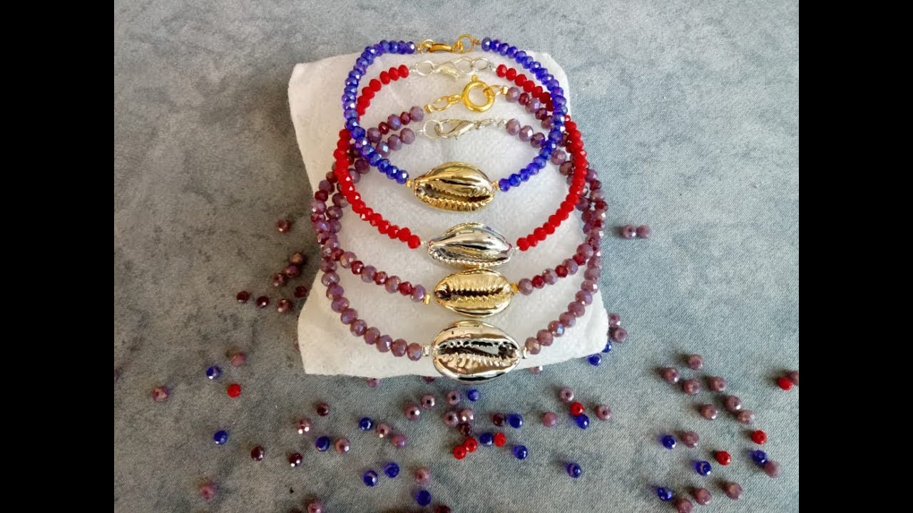 تعليم الاكسسورات. عمل براسلي الصدف الي عل الموضه بأسهل طريقه