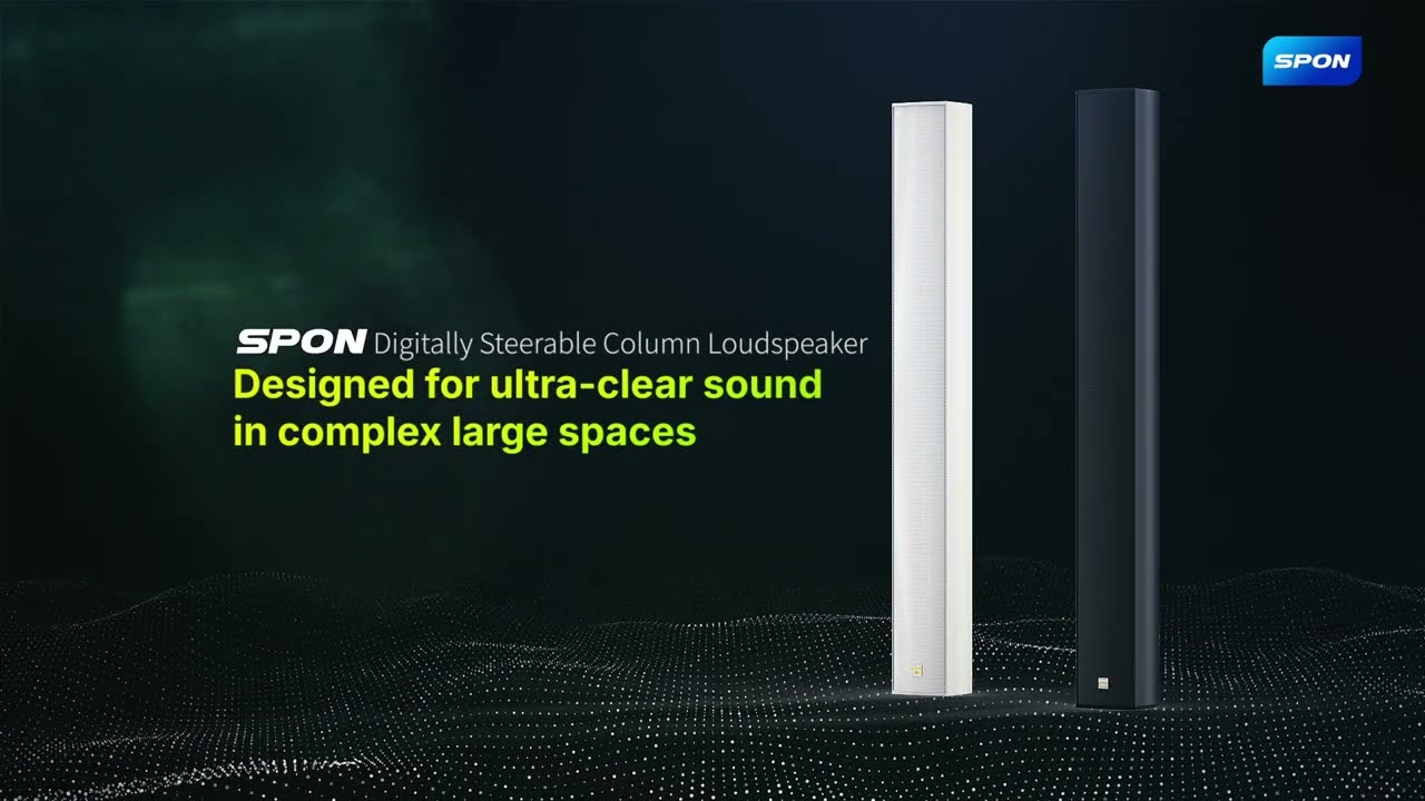 Цифровая управляемая колонная акустическая система | Сверхчистый звук для больших и сложных помещ...