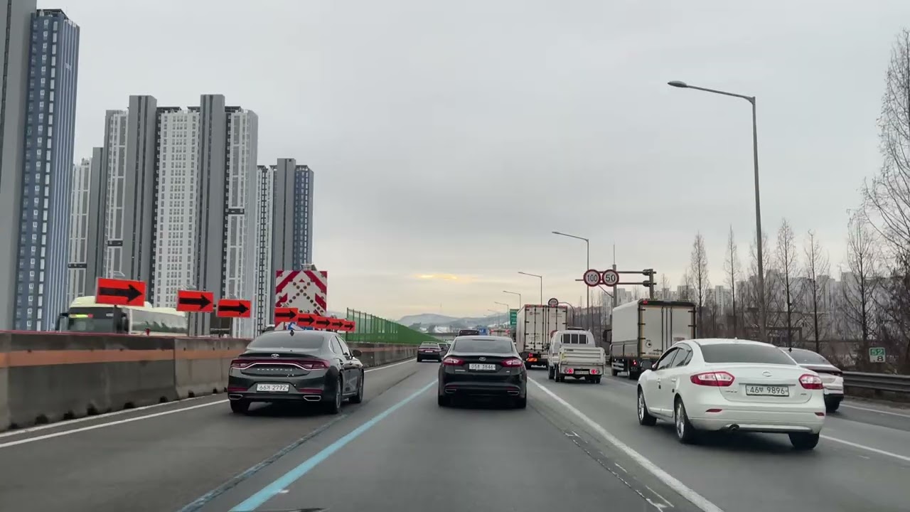 4K 영동고속도로 마성 - 호법 드라이브  ASMR Drive