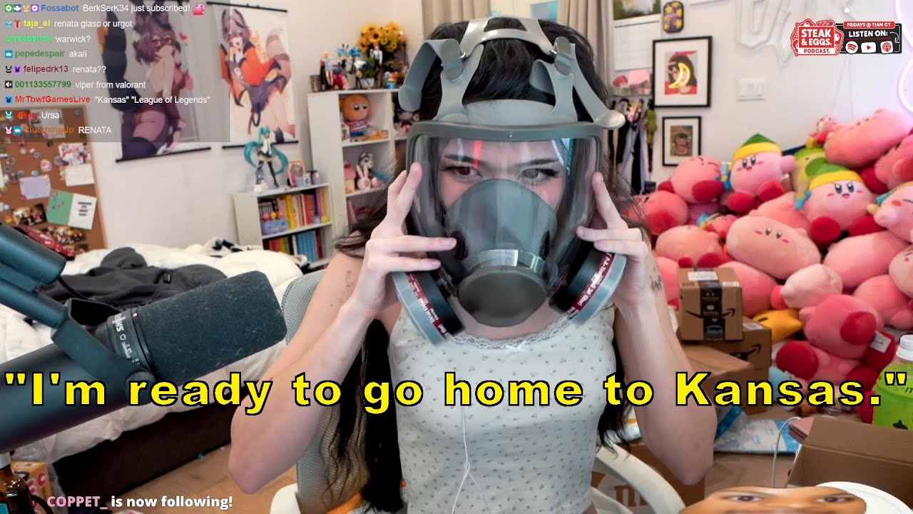 Emiru got a Gasmask in her P.O. box