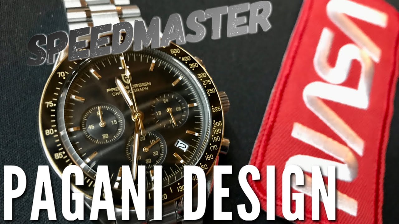 Pagani Speedmaster MOON WATCH PD-1701 Gold 50th Anniversary Unboxing
