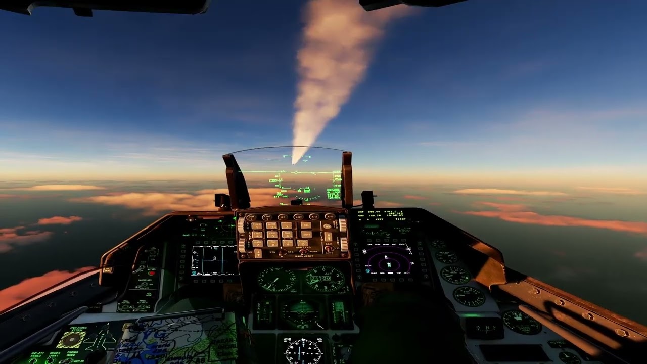 F16C Viper Air-Refuel via a KC135 Stratotanker and boom. From Judy to Quick Flow.