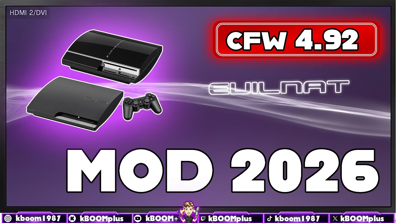 🇷🇴🇬🇧🎮 Modare PS3 Firmware 4.92 cu EVILNAT CFW - Ghid Complet 2026 #tutorial