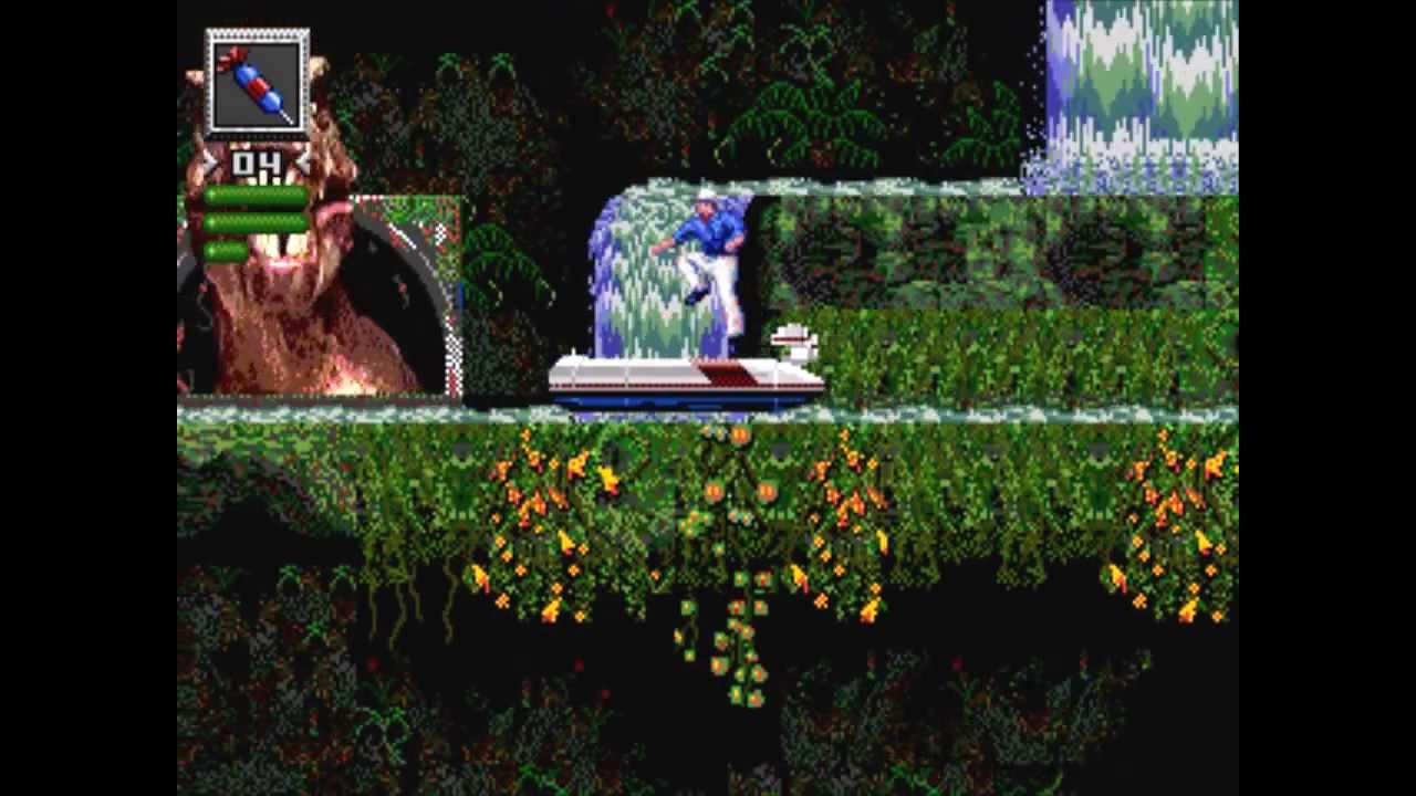 [SEGA] Jurassic Park - Speed Run Dr.Grant Gameplay on Hard