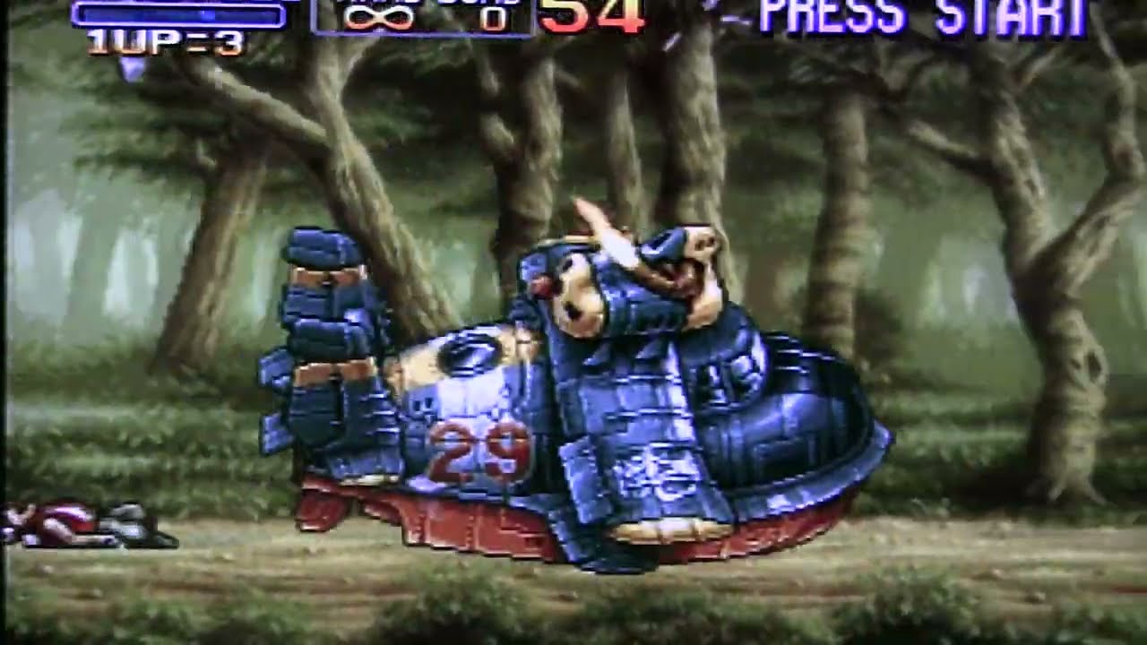 METAL　SLUG　3 　戦闘機で戦車と戦いBOOS　爆撃機