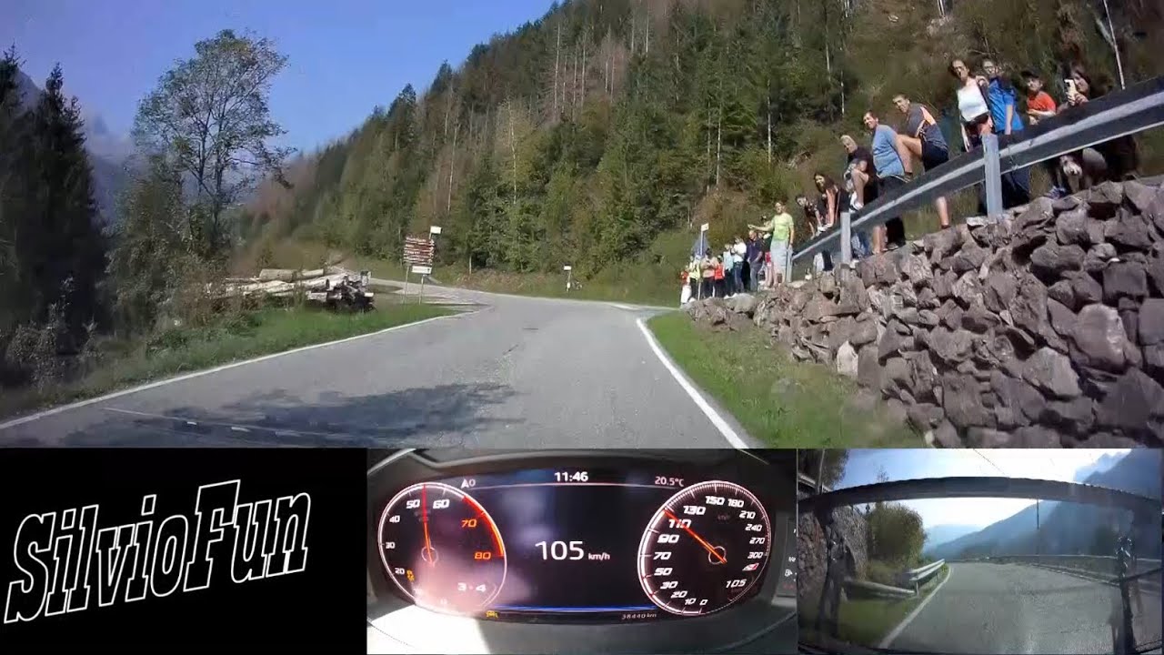 Valcanale 01/10/23 strada chiusa Leon Cupra ST onboard + foto