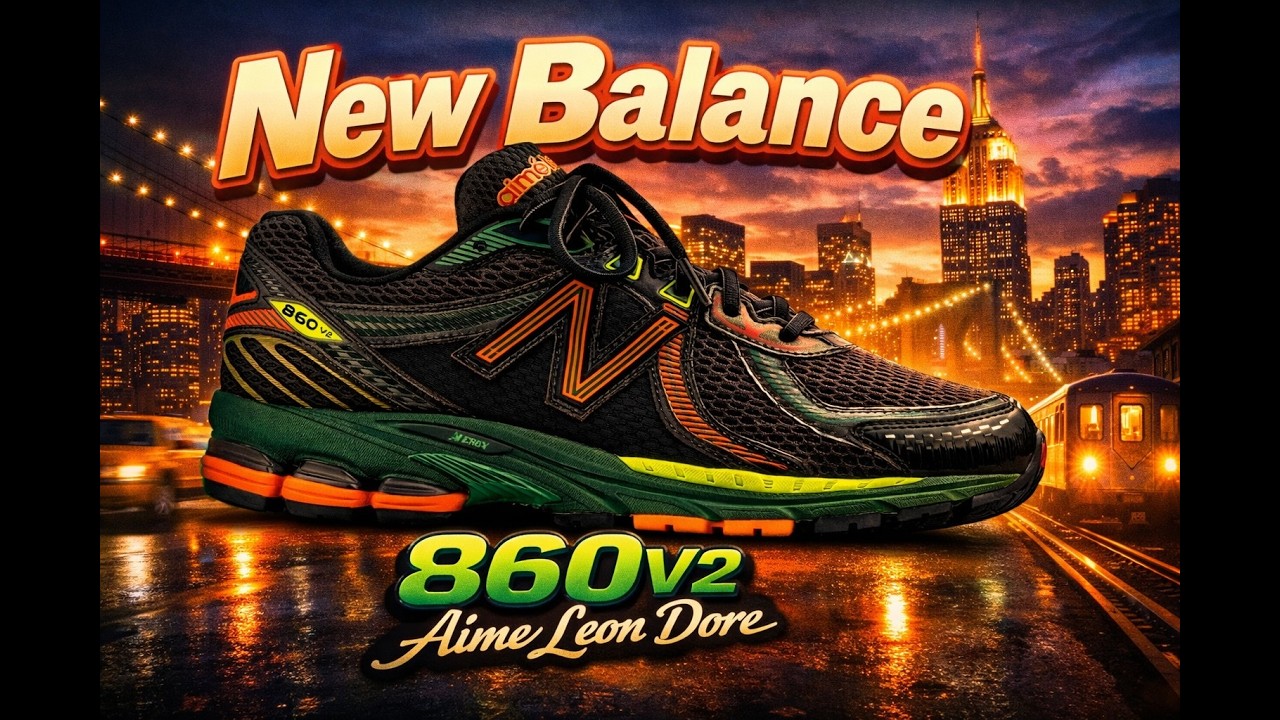 New Balance 860V2 Aime Leon Dore Black Multi-color Review!