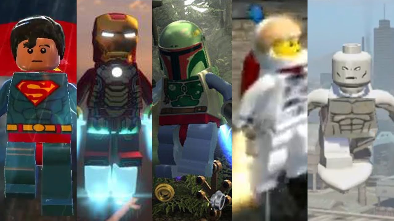 ВСЕ Летающие персонажи в видеоиграх Lego (100 000 подписчиков) ЧАСТЬ 1