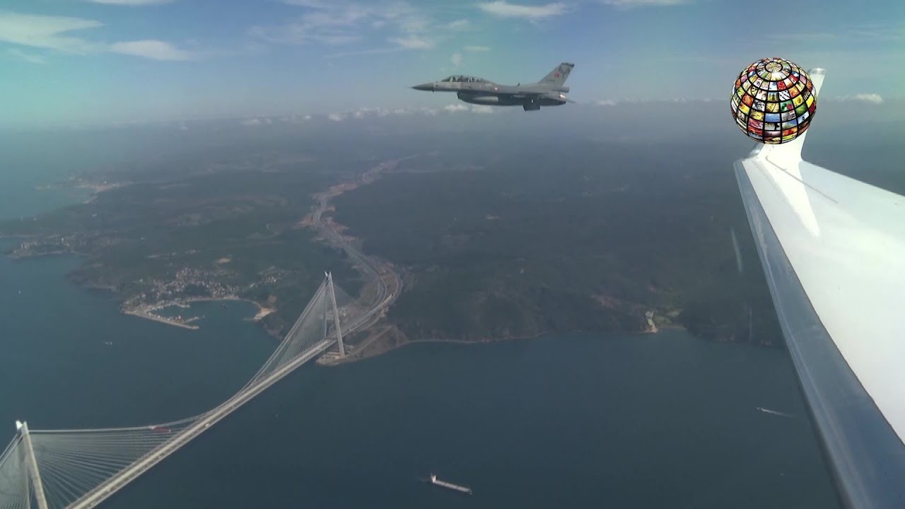 Hulusi Akar F-16 'dan Erdoğan'a böyle el sallıyor!