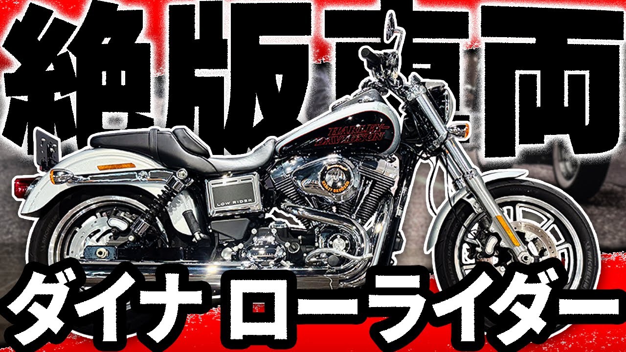 【Harley-Davidson】絶版車両！ダイナ ローライダーのカスタム車両をご紹介！