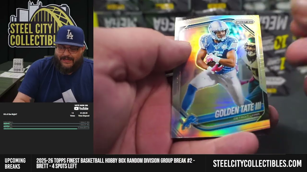 2025 Panini Prizm Football Hobby Mega 20-Box Case PYT Group Break #4 - Brett