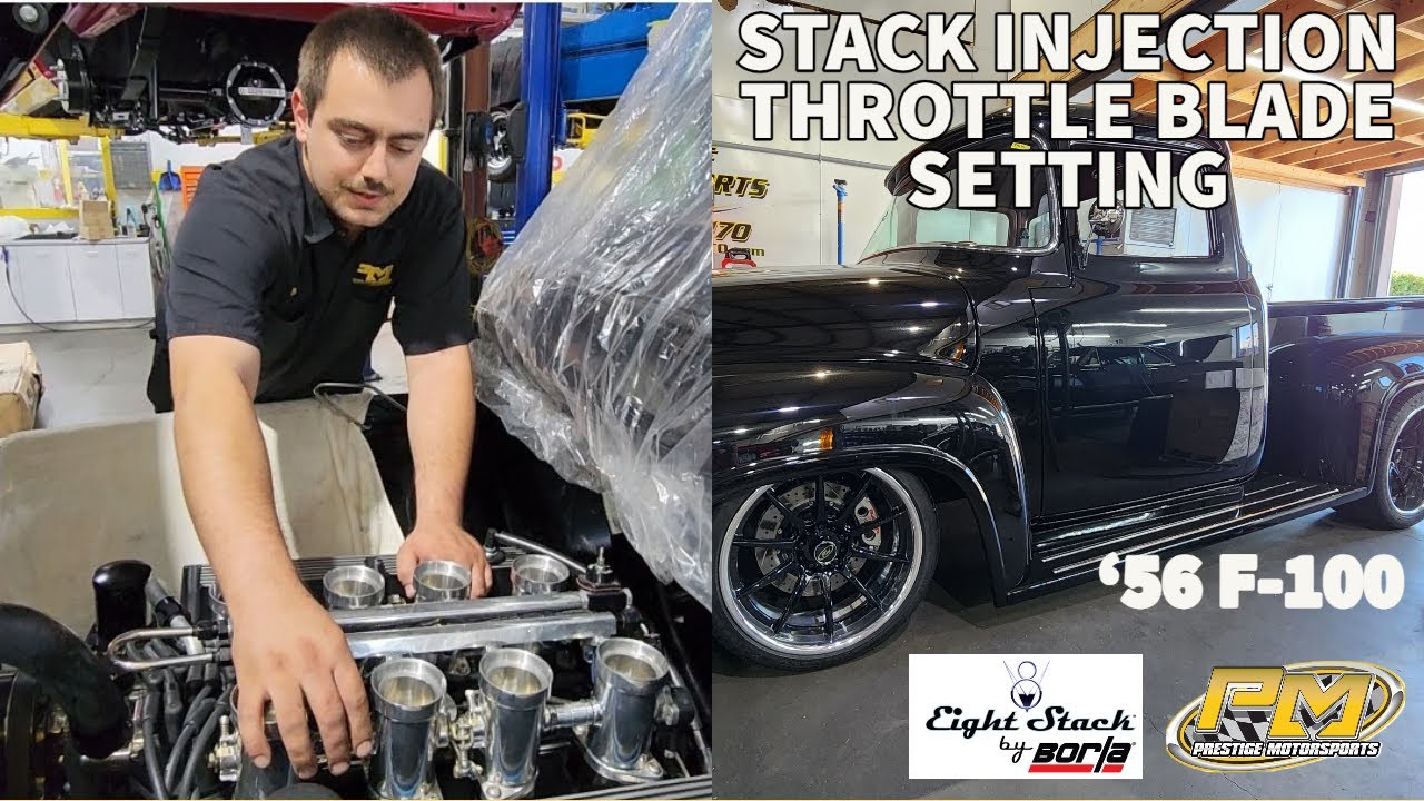 Как настроить и отрегулировать дроссельную заслонку на 8-ступенчатом инжекторе? Ford F-100 1956 г...