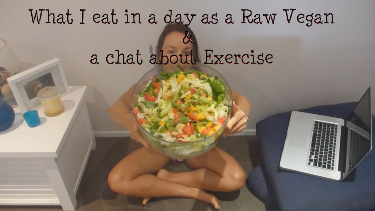 What I eat in a day as a Raw Vegan & a chat about Exercise