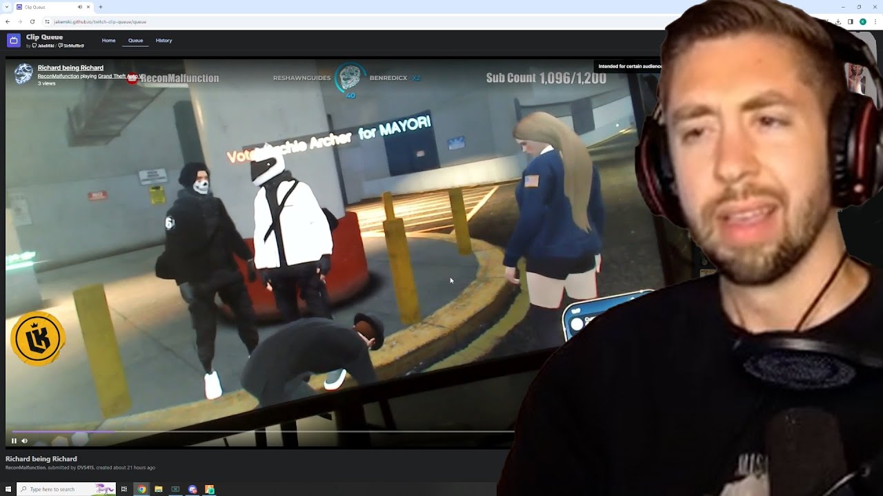 Kebun Reacts to Some Hilarious GTARP Clips | Nopixel 4.0