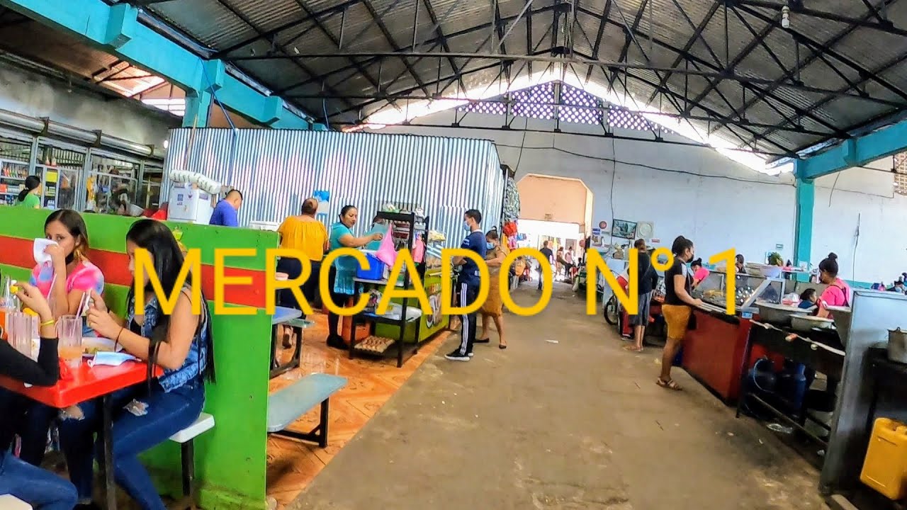 Mercado de Comida, Mercado N° 1, Usulután, El Salvador.