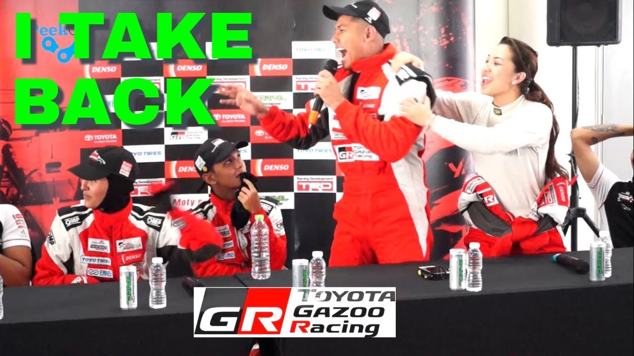 Selebriti Buat Lawak di Sidang Media Toyota Gazoo Malaysia di Litar Sepang